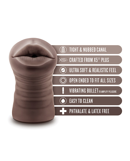 Blush EnLust Mouth Stroker w/Vibrating Bullet - Krystal