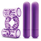 Blush Play With Me Double Play Dual Vibrating Cockring - Purple