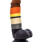 Blush Avant P9 Bear Pride Dildo - Multi Color