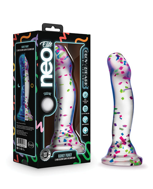 Blush Realistic Dildo | 7" Big Dildo | Glow in the Dark Suction Cup Dildo