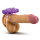 Blush Play With Me the Player Vibrating Double Strap Cockring - Purple