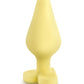 Blush Play With Me Naughty Candy Heart Spank Me Plug - Yellow