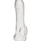 Blue Line C & B 6.25" Transparent Penis Enhancing Sleeve Extension - Clear