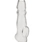 Blue Line C & B 6.75" Girthy Penis Enhancing Sleeve Extension - Clear