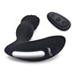 Blue Line Vibrating Prostate Thumper w/Remote - Black