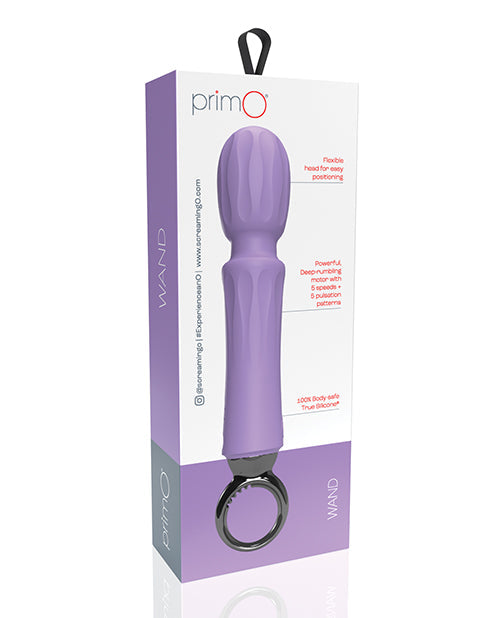 Screaming O G Spot Vibrator | PrimO Wand Vibrator | Lilac Rechargeable Lightweight | Best Vibrator for Women