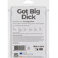 Got Big Dick Single Bumper Ring - Black