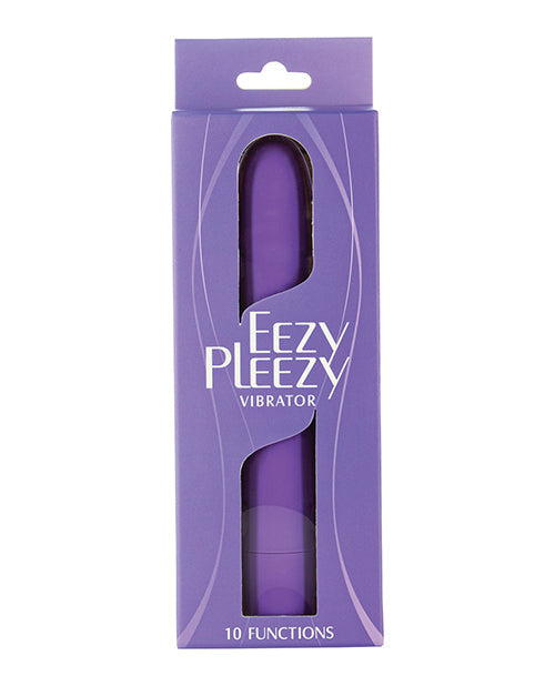 Easy Pleezy Bullet Vibrator | Purple 10-Speed Silicone | Best Vibrator for Women