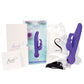 Touch by Swan Duo Rabbit Vibrator | Purple G Spot Vibrator | Water-Resistant Clit Vibrator | Best Vibrator for Women