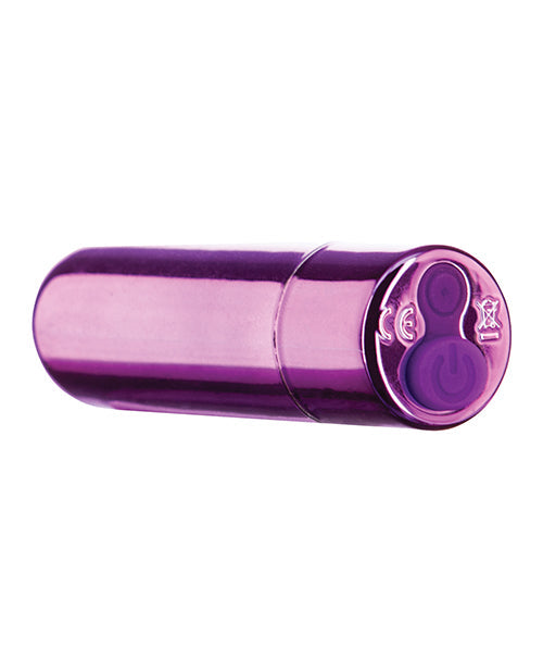 Mini Bullet Rechargeable Bullet - 9 Functions Purple