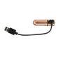 First Class Mini Rechargeable Bullet w/Crystal - 9 Functions Rose Gold