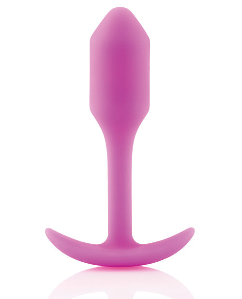 B-Vibe Weighted Snug Plug 1 - 55 g Fuchsia