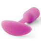 B-Vibe Weighted Snug Plug 1 - 55 g Fuchsia