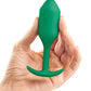 B-Vibe Weighted Snug Plug 2 - 114 g Green