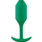 B-Vibe Weighted Snug Plug 2 - 114 g Green