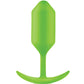 B-Vibe Weighted Snug Plug 3 - 180 g Lime