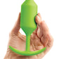 B-Vibe Weighted Snug Plug 3 - 180 g Lime