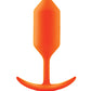 B-Vibe Weighted Snug Plug 3 - 180 g Orange