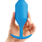 B-Vibe Weighted Snug Plug 5 - 350 g Blue