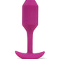 B-Vibe Vibrating Weighted Snug Plug M - 112 g Rose