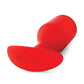 B-Vibe Weighted Snug Plug 6 - 515 g Red