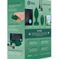 B-Vibe Remote Control Vibrating Jewel Plug (M/L) - Emerald Green