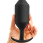 B-Vibe Weighted Snug Plug 7 - 600 g Black