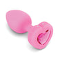 B-Vibe Vibrating Heart Plug S/M - Pink