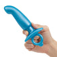 B-Vibe Butties Hither Tapered Prostate Plug - Blue