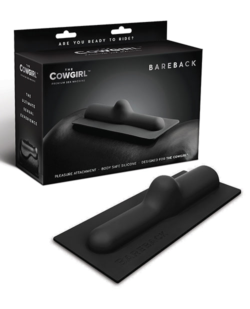 Cowgirl Bareback Silicone Attachment - Black