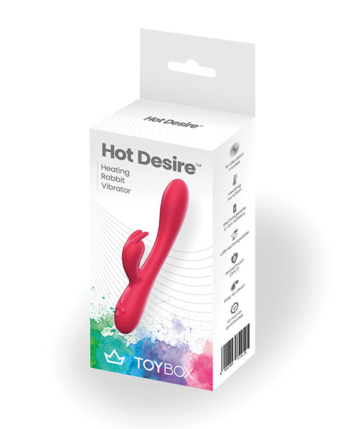 ToyBox Hot Desire Rabbit Vibrator | Heating Clit Vibrator | 2-Motor G Spot Vibrator | Best Vibrator for Women