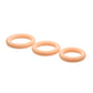 Curve Toys Jock Silicone Cock Ring Set of 3 - Light