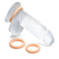 Curve Toys Jock Silicone Cock Ring Set of 3 - Light