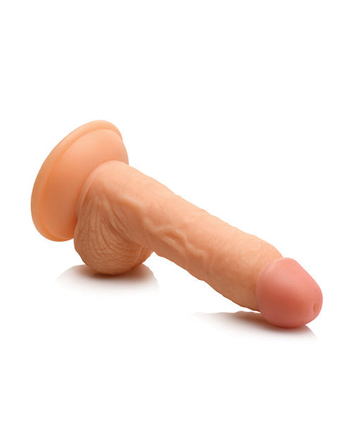 Curve Toys Realistic Dildo with Balls | Wrestling Wayne 7" Big Dildo | Suction Cup Dildo