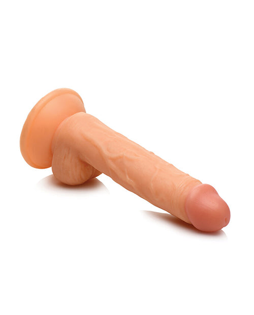 Curve Toys Realistic Dildo with Balls | Swimming Simon 7" Big Dildo | Suction Cup Dildo