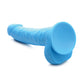 Curve Toys Large Dildo | 7" Big Dildo with Balls | Silicone Berry Suction Cup Dildo