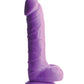 Curve Toys Large Dildo | 7" Big Dildo with Balls | Silicone Grape Suction Cup Dildo