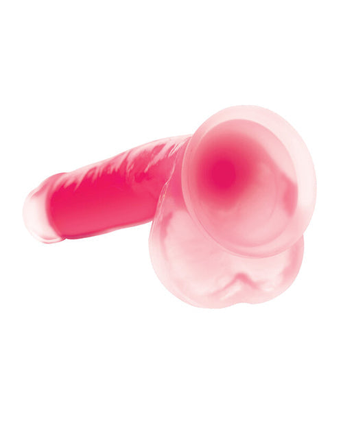 Curve Toys Large Dildo | 7" Big Dildo with Balls | Glow In The Dark Suction Cup Dildo