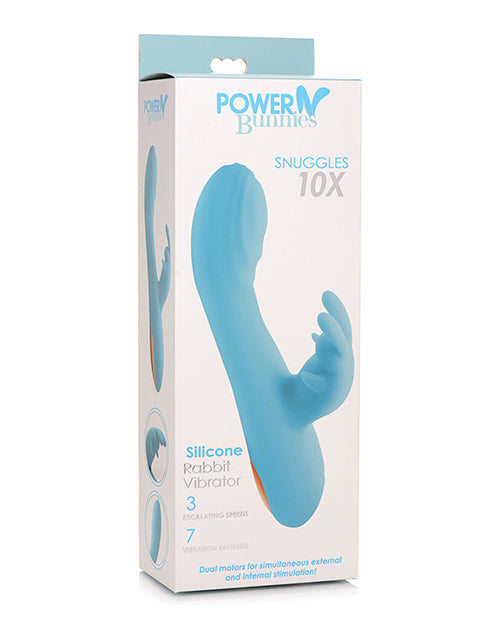 Curve Toys Rabbit Vibrator | Power Bunnies Silicone G Spot Vibrator | Blue Snuggles 10x Clit Vibrator