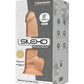 SilexD Model 3 8" Big Dildo | Silexpan Memory Silicone Dildo | Ivory Suction Cup Dildo