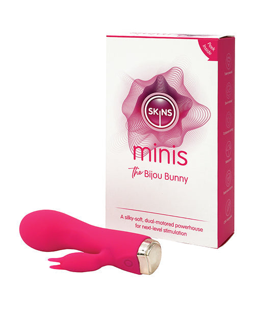 Skins Minis Rabbit Vibrator | Bijou Bunny Clit Vibrator | Pink G Spot Vibrator | Best Vibrator for Women