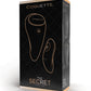 Coquette The Secret Panty Vibe - Black/Rose Gold