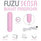 Fuzu Sensa Activated Rechargeable Bullet Massager - Pastel Pink