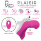 OMG Plaisir Wearable Clitoral Massager w/G-Spot Vibrator - Pink