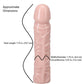 8" Big Dildo | Classic White Realistic Dildo | Lifelike Latex-Free Large Dildo