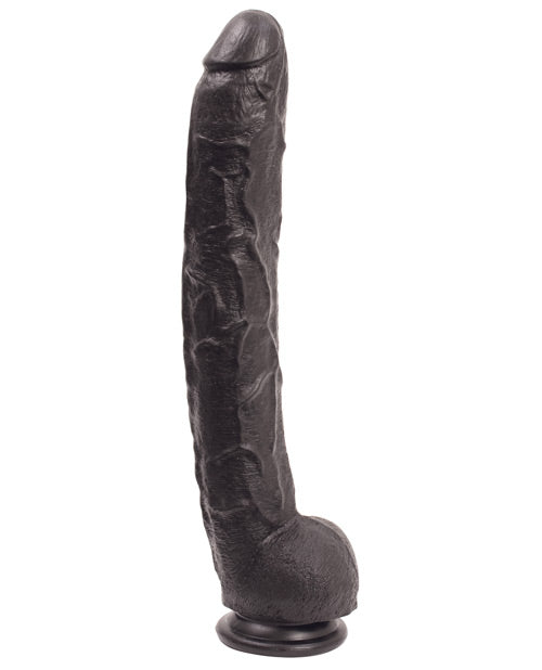 Dick Rambone Giant Dildo | 17-Inch Big Black Dildo | Suction Cup Dildo | Large Dildo