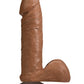 6-Inch Realistic Dildo with Balls | Brown Big Dildo | Suction Cup Dildo