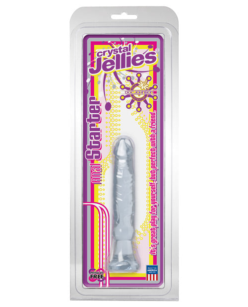 Crystal Jellies Realistic Dildo | 5.5" Big Dildo | Starter Clear Anal Dildo