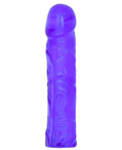 Crystal Jellies Realistic Dildo | Veiny 8" Big Dildo | Classic Large Dildo | Thick Purple Dildo