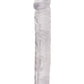 Crystal Jellies Giant Dildo | Thick Veiny 10" Big Dildo | Classic Large Dildo | Clear Realistic Dildo